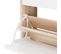 CASABEL Meuble Rangement Chaussure 12 Paires - Pour Entree Couloir - 60x24x80 cm - Blanc Bois Clair