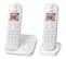 Téléphone Sans Fil Duo Dect Blanc Avec Répondeur - Kxtgc422frw