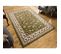 Tapis Orient Rectangle Intérieur Courtes Mèches Sherborne Vert 160x230