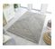 Tapis En Laine Effet 3d Uni Salon Lino Leaf Gris 160x230