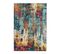 Tapis Moderne Courtes Mèches Rayé Rectangle Abstraction Multicolore 120x170