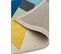 Tapis De Salon Pure Laine Tufté Main Triocolor - Multicolore 120x170 Cm