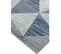 Tapis De Salon Moderne Blocks En Polyester - Bleu - 160x230 Cm