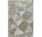 Tapis De Salon Moderne Blocks En Polyester - Jaune - 200x290 Cm