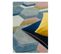 Tapis De Salon Moderne Hexo En Polypropylène - Multicolore - 120x170 Cm