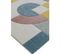 Tapis De Salon Moderne Retro En Polypropylène - Multicolore - 160x230 Cm