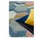 Tapis De Salon Moderne Hexo En Polypropylène - Multicolore - 160x190 Cm