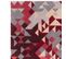 Tapis De Salon Mysteria En Laine - Rose Rouge - 120x170 Cm