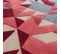 Tapis De Salon Mysteria En Laine - Rose Rouge - 120x170 Cm