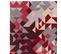 Tapis De Salon Mysteria En Laine - Rose Rouge - 160x230 Cm