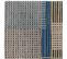 Tapis De Salon Facet En Laine - Bleu - 120x170 Cm