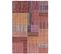 Tapis De Salon Facet En Laine - Rose Rouge - 120x170 Cm