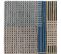 Tapis De Salon Facet En Laine - Bleu - 160x230 Cm