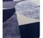Tapis De Salon Lavo En Laine - Bleu - 160x230 Cm