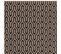 Tapis Moderne Lattice En Coton - Noir - 160x230 Cm