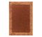 Tapis Moderne En Laine Fait Main Tosca En Laine - Orange - 80x150 Cm