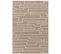 Tapis De Salon Moderne Cant En Polyester - Marron - 80x150 Cm