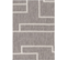 Tapis De Salon Moderne Cant En Polyester - Gris - 80x150 Cm