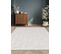 Tapis De Salon Tissé Plat Loch En Polyester - Beige - 120x170 Cm