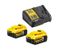 Meuleuse Xr 18v 125mm + 2 Batteries 5ah + Chargeur + Coffret T-stak - Dewalt - Dcg405p2-qw