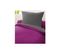 Bicolore Parure De Couette 100% Coton - Fushia - 140x200 Cm