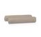 Lot De 2 Taies De Traversin 100% Coton - Beige - 85x185 Cm