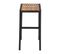 Tabouret Carré De Bar - Hauteur 75 cm - Lot De 2 -