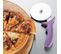 Roulette à Pizza Couleur Violet Allergènes 102mm -