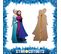 Figurine En Carton Elsa et Anna Dos à Dos La Reine Des Neiges Disney -haut 162 Cm