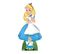 Figurine En Carton Alice Au Pays Des Merveilles Disney H 159 Cm