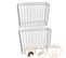 Lot De 2 Paniers De Gabions 100 X 95 X 30cm