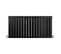 Radiateur Plat Noir Mat 60 Cm X 119 Cm