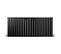 Radiateur Plat Noir Mat 60 Cm X 140 Cm