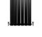 Radiateur Plat Noir Mat 160 Cm X 42 Cm