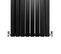 Radiateur Plat Noir Mat 160 Cm X 56 Cm