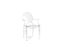 X4 Fauteuil Louis King Design Transparent Transparent