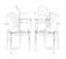 X4 Fauteuil Louis King Design Transparent Transparent