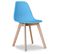 Chaise à Manger Design Scandinave Brielle  Bleu