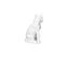 Figurine Décorative Renard - Blanc Mat - Foux Blanc