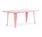 Table Pour Enfant Bistrot Metalix – 120 Cm - Métal Rose