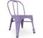 Chaise Pour Enfant Bistrot Metalix - Métal Violet Pastel