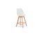 Premium Tabouret De Bar Brielle Avec Coussin De Style Scandinave - Bois Fuchsia