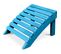 Repose-pieds Adirondack Pour Chaise De Jardin En Bois - Anela Turquoise