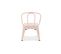 Chaise D'enfant Bistrot Metalix Design Industriel En Métal - Rose