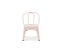 Chaise D'enfant Bistrot Metalix Design Industriel En Métal - Rose