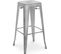 Tabouret De Bar - Design Industriel - 76cm - Nouvelle Édition- Metalix Acier