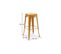 Tabouret De Bar - Design Industriel - 76cm - Nouvelle Édition- Metalix Doré