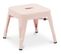 Tabouret Pour Enfant Bistrot Metalix Design Industriel En Métal - Rose