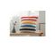 Coussin Carré En Coton Style Bohème (45x45 Cm) Housse + Remplissage - Lalita Multicolore