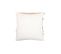 Coussin Carré Design Boho Bali En Coton Housse + Remplissage - Gwen Blanc / Noir